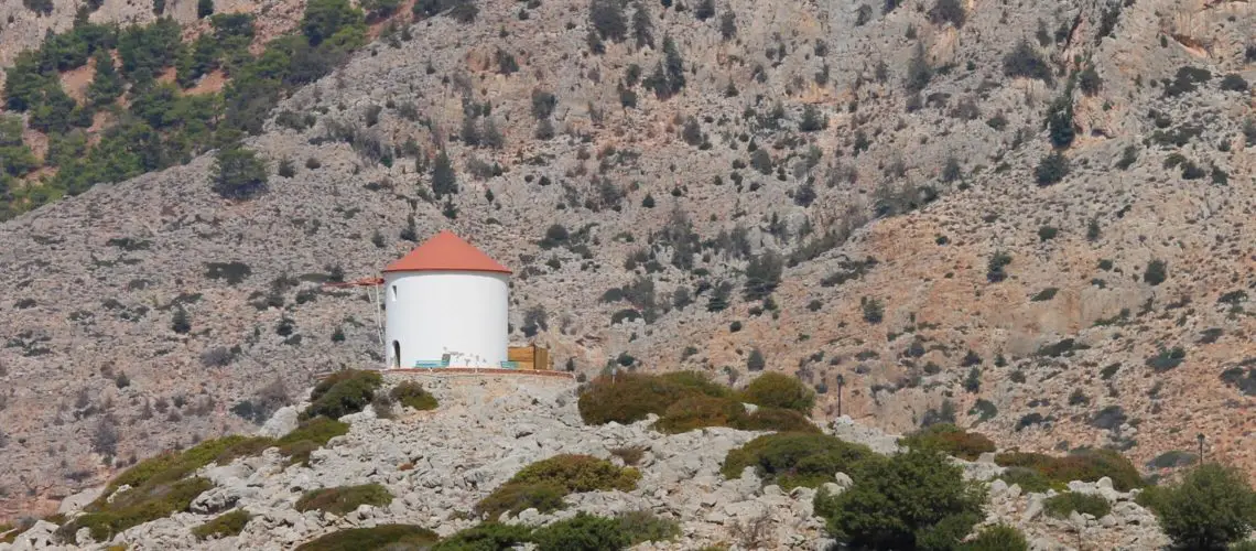 Vindmølle på Symi