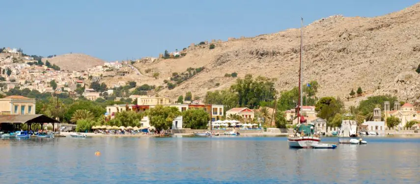 Pedi strand på Symi