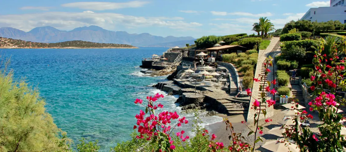 Klippekyst på Kreta