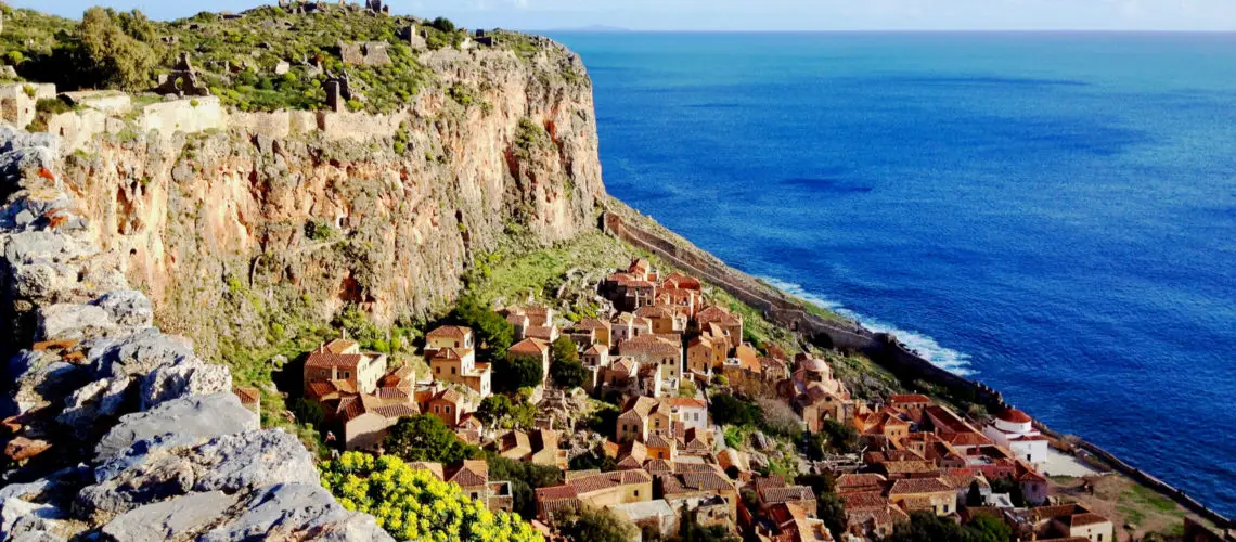 Monemvasia set fra oven