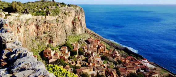 Monemvasia set fra oven